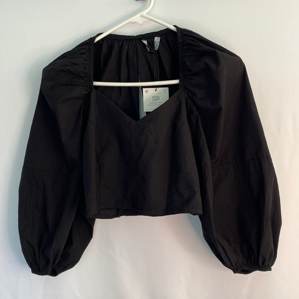 ❤️3/$30 Zara Black Crop Top